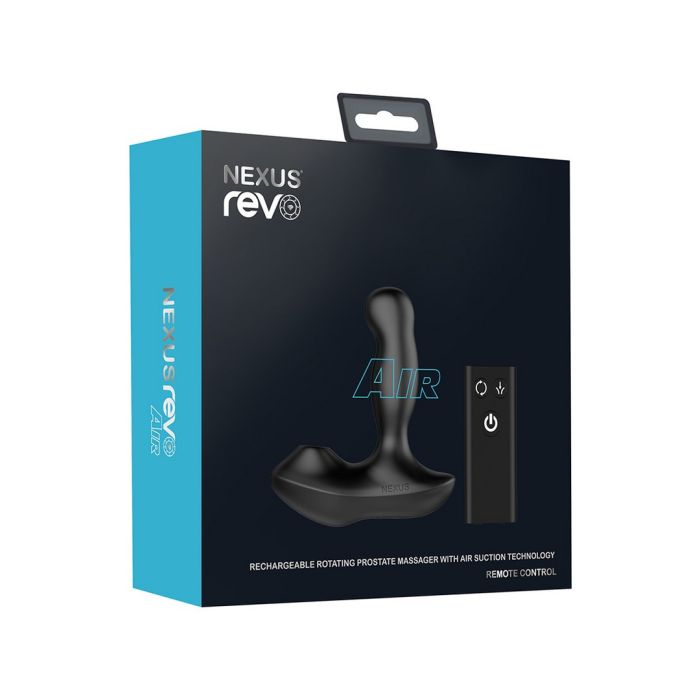 Estimulador Próstata Recarregável C/ Comando Nexus® Revo Air Preto Caixa