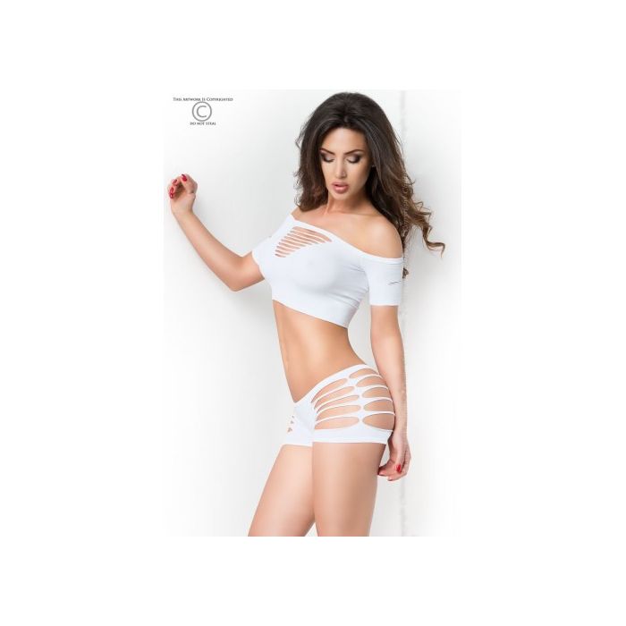Conjunto Sexy Branco Frente 2