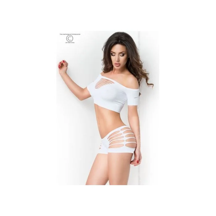 Conjunto Sexy Branco Frente 2