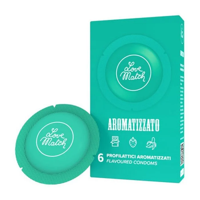 Preservativos Aromatizados Love Match (6 Un)