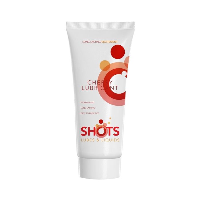 Lubrificante à Base de Água Shots Cereja (100 ml)