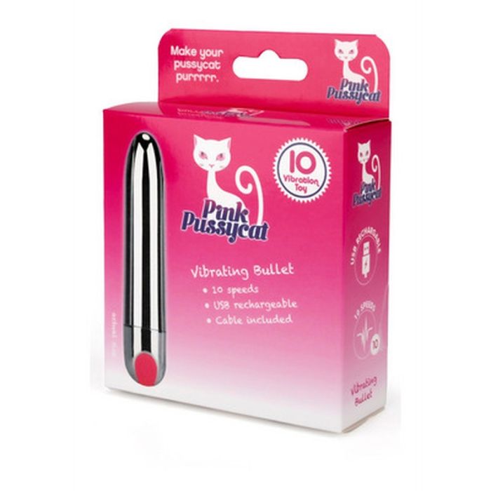 Bala Vibratória Recarregável Pink Pussycat