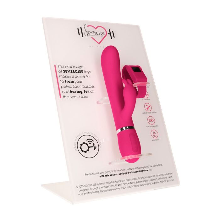 Varinha Kegel Recarregável Sexercise Medical Pelvic Muscle Traiining Set Rosa Tester
