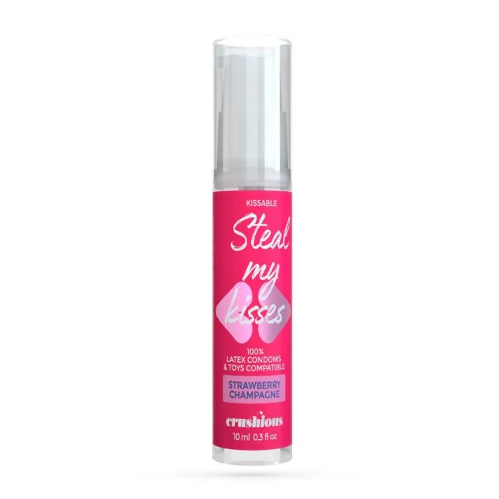 Lubrificante à Base de Água Crushious Steal My Kisses Champanhe & Morango (10 ml)