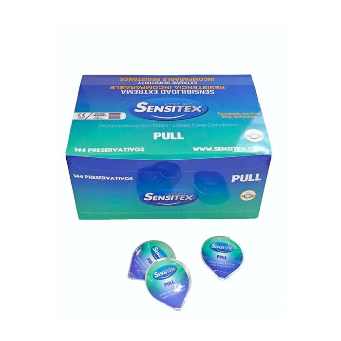 Preservativos Pull Sem Látex Sensitex (144 Un)