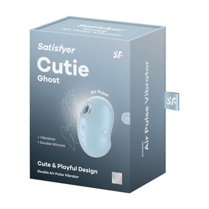 Estimulador Recarregável Cutie Ghost Satisfyer Azul Caixa