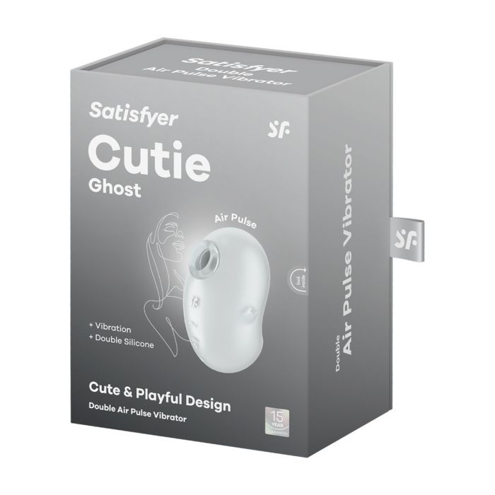 Estimulador Recarregável Cutie Ghost Satisfyer Branco Caixa