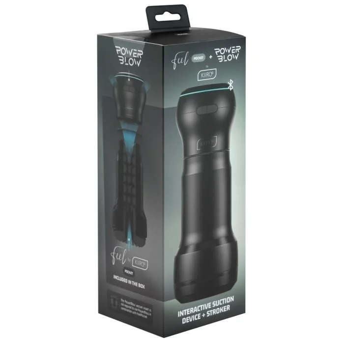 Masturbador Power Blow Interactive Suction Device + Stroker Kiiroo Caixa