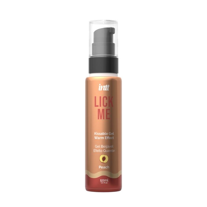 Gel Beijável Efeito Calor Intt Lick Me Pêssego (50 ml)