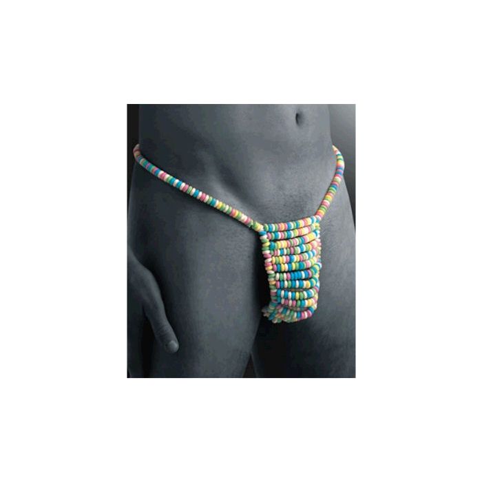Tanga Comestível Missangas Homem