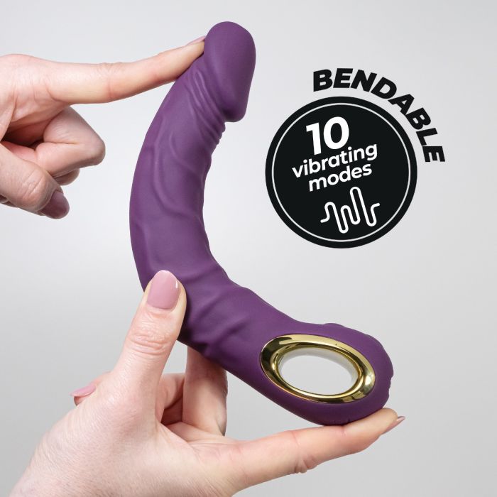 Vibrador Flexível Magnus Bend Crushious Roxo
