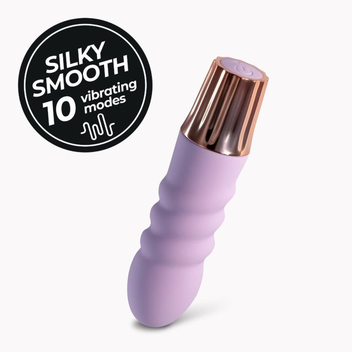 Mini Vibrador Recarregável Mellow Bubbles Crushious Lavanda