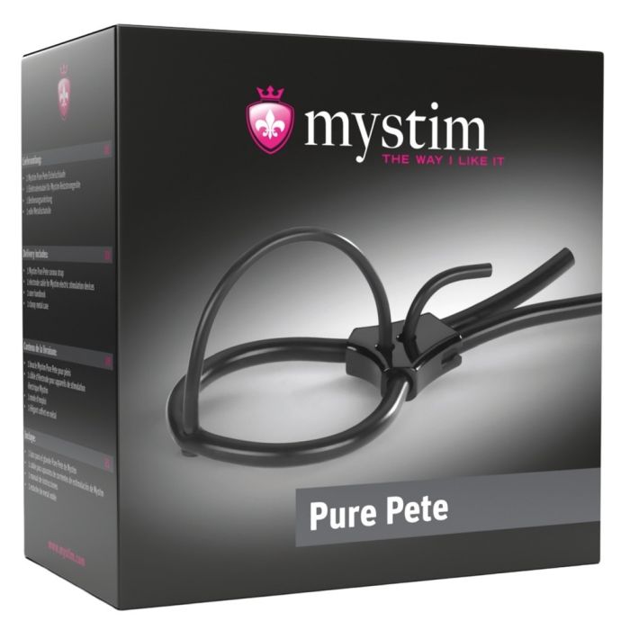 Estimulador da Glande Mystim C/ E-Stim Pure Caixa