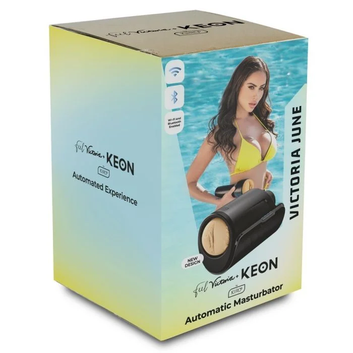 Masturbador C/ APP Kiiroo Keon Wifi Combo Feel Victoria Caixa
