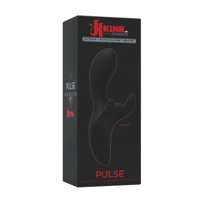 Vibrador Recarregável Kink Ultimate 4 Motor Silicone Vibrator Caixa