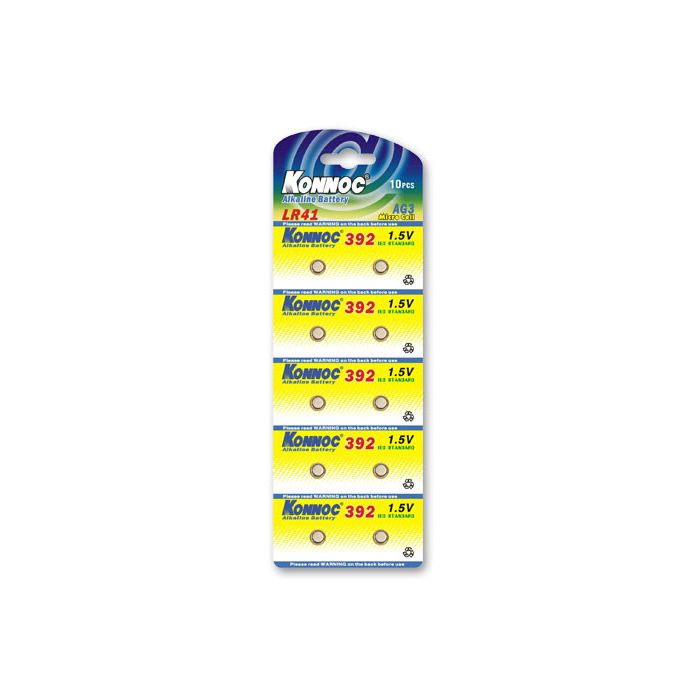 Pilhas Alcalinas NMC LR41 (10 Un)