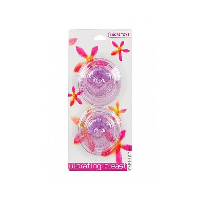 Massajador de Mamilos Vibrating Breast Roxo