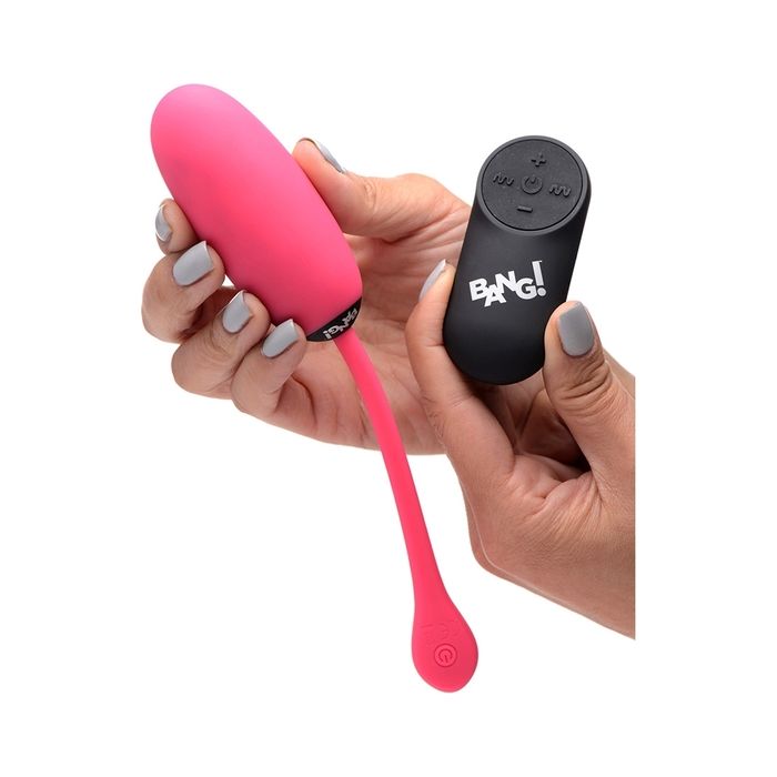 Ovo Vibratório Bang! Plush Egg 28X Rosa