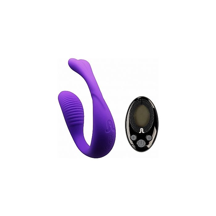 Vibrador Duplo Recarregável Mini Romeo Adrien Lastic Roxo