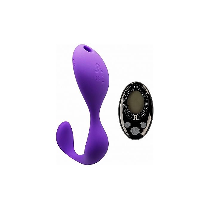 Vibrador Duplo Recarregável Mr. Hook Adrien Lastic Roxo
