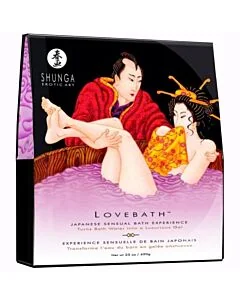 Sais de Banho Shunga Love Bath Sensual Lotus (650 g)