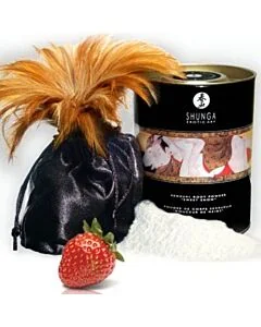 Pó Corporal Shunga Sweet Snow Champanhe & Morango (228 g)