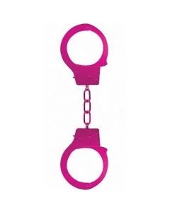Algemas em Metal Beginner's Hancuffs Rosa