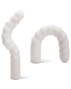 Vibrador Zig Zag Branco c/ Aquecimento 2