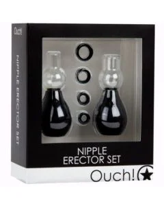 Sugador Mamilos Ouch! Nipple Erector Set Preto