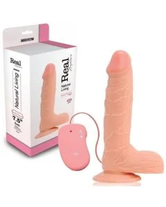 Vibrador Real Rapture Earth Flavour 7,5'' Branco