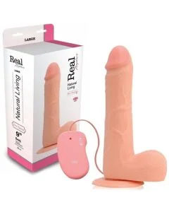 Vibrador Real Rapture Fire Passion 9'' Branco