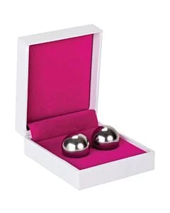 Bolas Vaginais Ben Wa Balls Medium Weight Prateadas