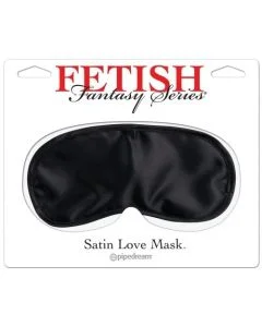 Venda Satin Love Mask Fetish Fantasy Series Preta