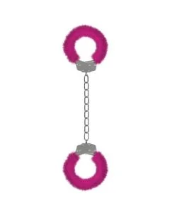 Algemas C/ Peluche P/ Tornozelos Ouch! Beginner's Legcuffs Rosa