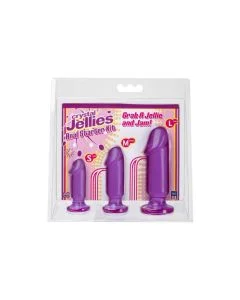 Kit de 3 Plugs Anais Anal Starter Kit Roxo