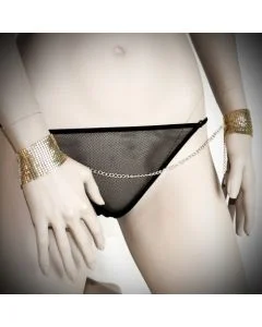 Algemas de Malha Metálica Désir Métallique Bijoux Indiscrets Douradas Promo