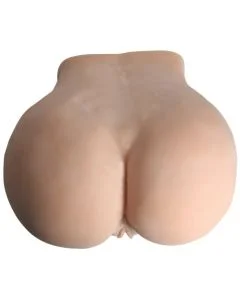 Masturbador Vibratório Big Ass Bang Virtual Sex Vagina e Ânus Branca