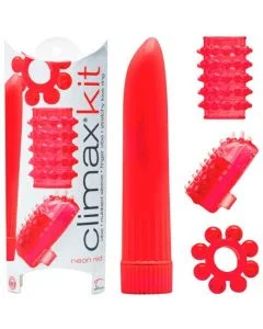 Kit Climax Vermelho Néon