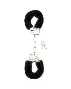 Algemas C/ Peluche Furry Handcuffs Pretas