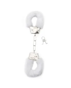Algemas C/ Peluche Furry Handcuffs Brancas
