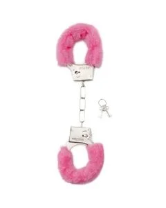Algemas C/ Peluche Furry Handcuffs Rosa