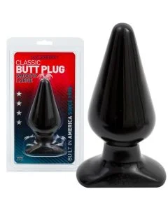 Plug Anal Doc Johnson Classic Butt Plug Preto Large Conjunto