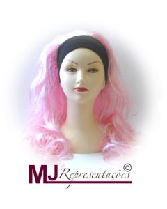 Cabeleira Lisa Rosa