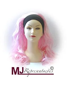 Cabeleira Lisa Rosa