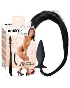 Plug Anal em Silicone C/ Rabo de Cavalo