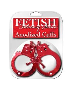 Algemas Fetish Fantasy Series Anodized Vermelhas Caixa
