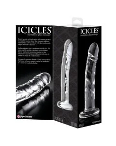 Dildo Vidro Icicles Nº62 Caixa 1