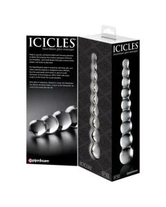Dildo Vidro Icicles Nº02 Caixa 1