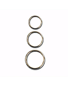 Kit de 3 Aneis de Metal