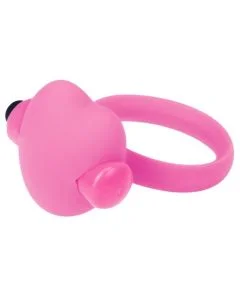 Anel Vibratório Heart Beat Rosa